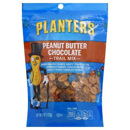 Planters Planters Peanut Butter Chocolate Trail Mix 6 oz. Bag, PK12 10029000021119